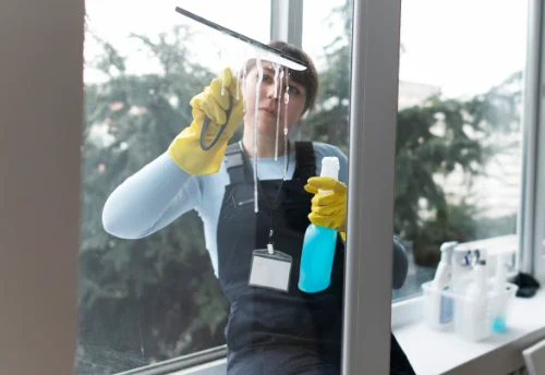 Nettoyage de vitres intérieures et extérieures à Pompaire